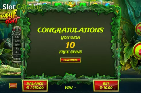 Скрин4. Crocodile Hunt слот