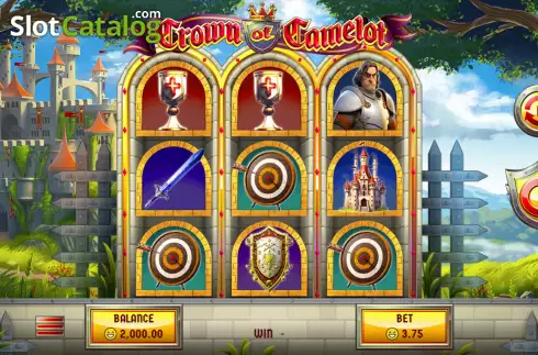 Скрин2. Crown of Camelot слот