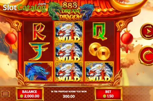 Скрин2. 888 Dream Dragon слот