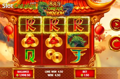 Скрин3. 888 Dream Dragon слот