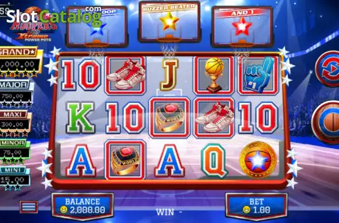Скрин2. Super Hoopers – Xtreme Power Pots слот