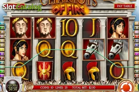 Скрин4. Chariots of Fire слот