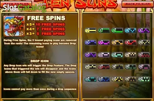 Скрин9. Ten Suns слот