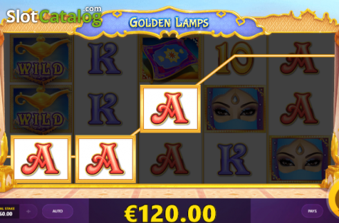 Скрин3. Golden Lamps слот