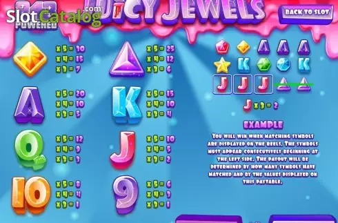 Скрин2. Juicy Jewels (Rival Gaming) слот