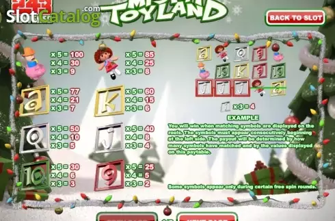 Скрин8. Misfit Toyland слот