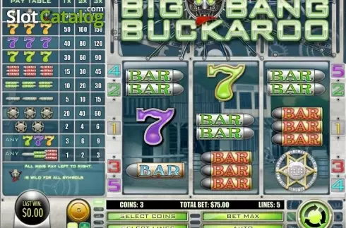 Скрин2. Big Bang Buckaroo слот