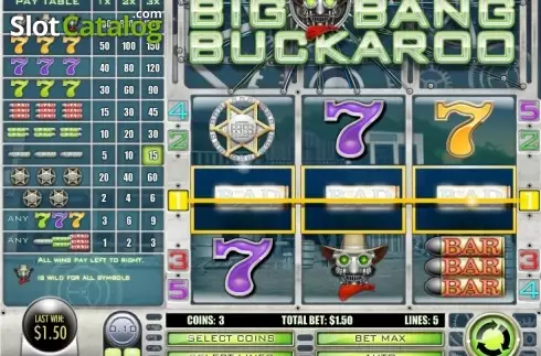 Скрин3. Big Bang Buckaroo слот