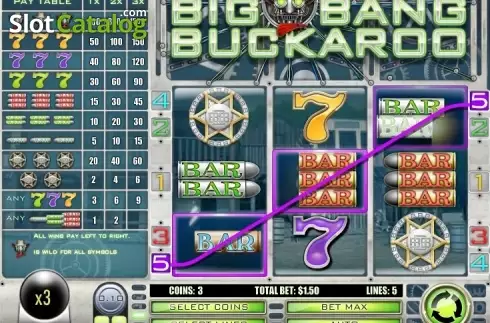 Скрин4. Big Bang Buckaroo слот