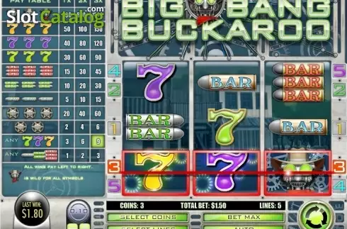 Скрин6. Big Bang Buckaroo слот