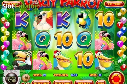 Скрин3. Party Parrot слот