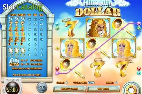 Скрин5. Almighty Dollar слот