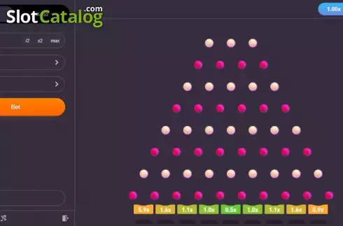 Скрин2. Plinko (Rocketpot Originals) слот