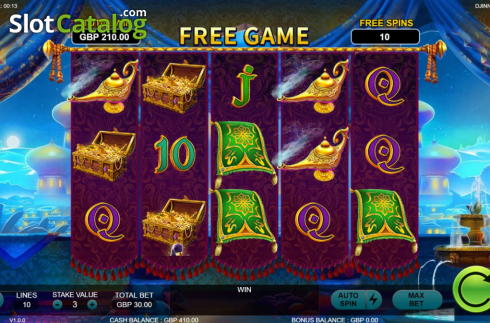 Скрин6. Djinns Treasure слот