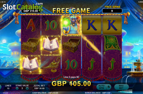 Скрин7. Djinns Treasure слот