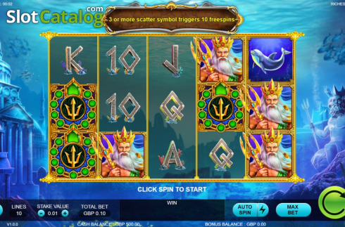 Скрин3. Riches of Atlantis (Markor Technology) слот