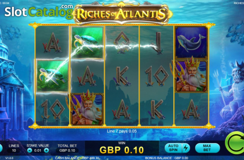Скрин4. Riches of Atlantis (Markor Technology) слот