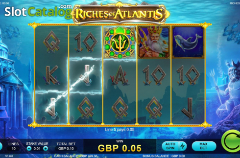Скрин5. Riches of Atlantis (Markor Technology) слот