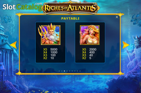 Скрин9. Riches of Atlantis (Markor Technology) слот