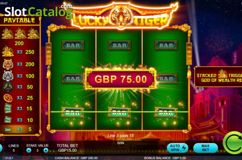Скрин4. Lucky Tiger (Rocksalt Interactive) слот