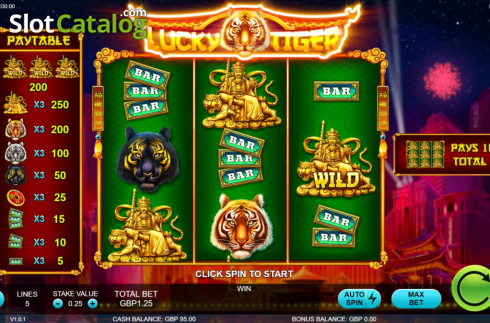 Скрин3. Lucky Tiger (Rocksalt Interactive) слот