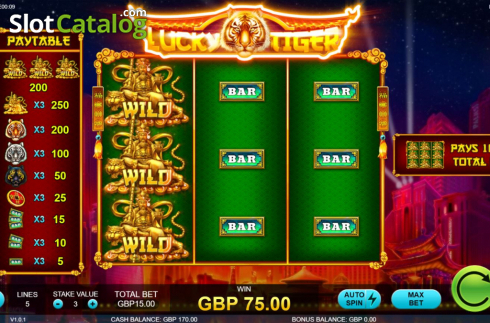 Скрин5. Lucky Tiger (Rocksalt Interactive) слот