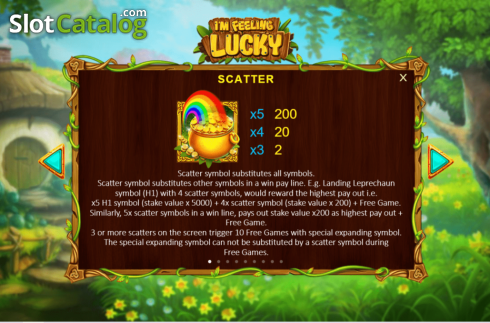Скрин6. Im feeling Lucky слот