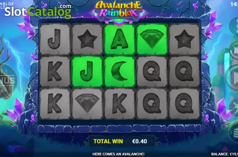 Скрин3. Avalanche Rainblox слот