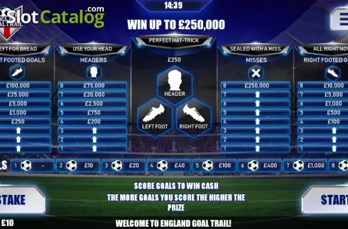 Скрин2. Goal Trail слот