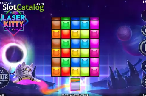 Скрин2. Mega Laser Kitty Cubes слот