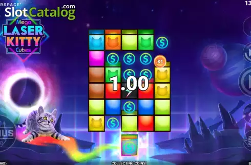 Скрин3. Mega Laser Kitty Cubes слот