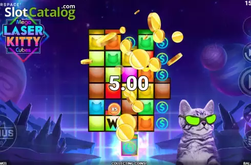Скрин4. Mega Laser Kitty Cubes слот