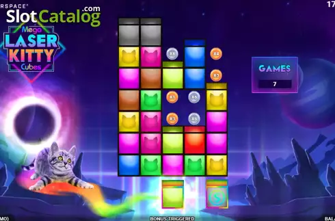 Скрин6. Mega Laser Kitty Cubes слот