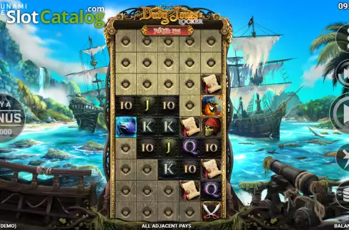 Скрин2. Davy Jones Locker With Tsunami Reels слот