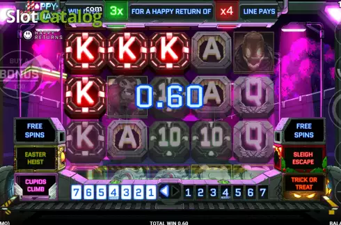 Скрин3. Happy Holidays with Happy Endings Reels слот