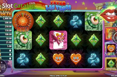 Скрин2. Fever Las Vegas слот