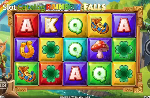Скрин2. Rainbow Falls (Rogue) слот