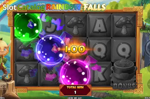 Скрин3. Rainbow Falls (Rogue) слот