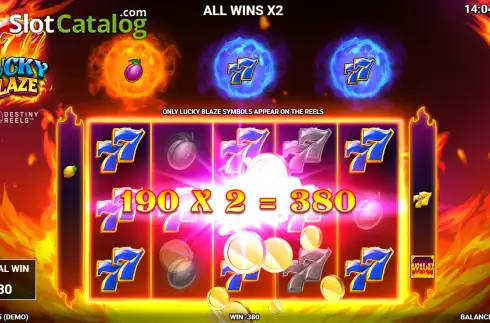 Скрин3. 777 Lucky Blaze слот