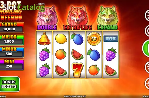 Скрин2. Howling Inferno 3xPot слот