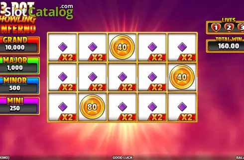 Скрин3. Howling Inferno 3xPot слот