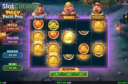 Скрин3. Piggy Prize Pots слот