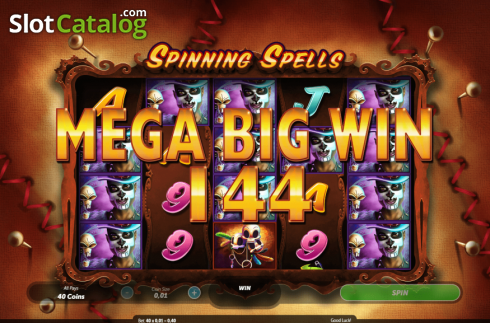 Скрин4. Spinning Spells слот