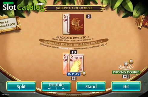 Скрин3. Phoenix Blackjack слот