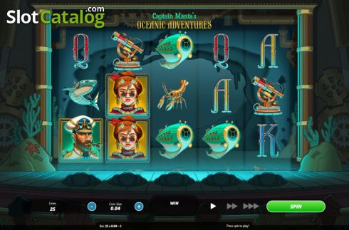 Скрин2. Captain Manta's Oceanic Adventures слот