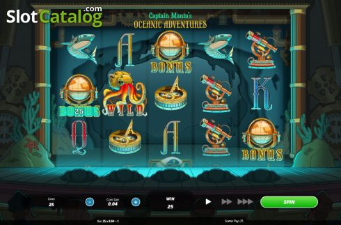 Скрин3. Captain Manta's Oceanic Adventures слот