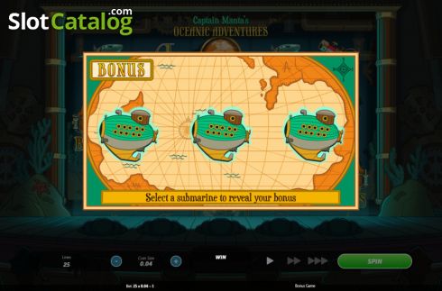 Скрин6. Captain Manta's Oceanic Adventures слот