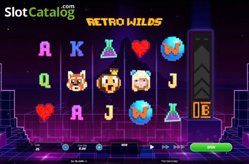 Скрин2. Retro Wilds слот