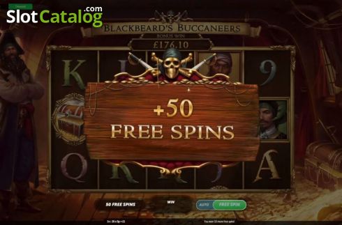 Скрин8. Blackbeard's Buccaneers слот