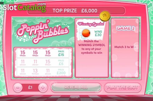 Скрин4. Poppin Bubbles слот